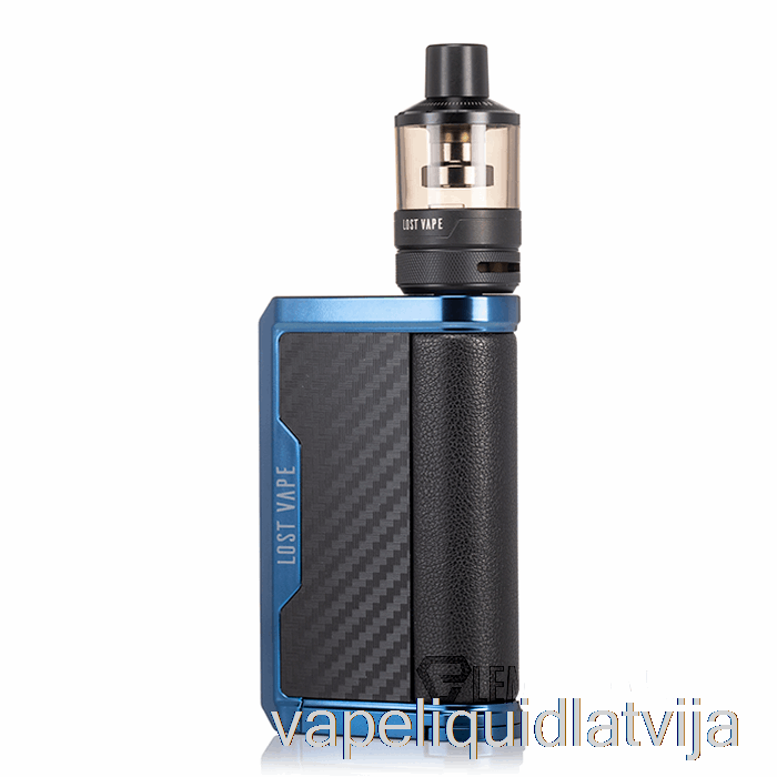 Pazaudēts Vape Centaurus Q200 Sākuma Komplekts [podtank] Sierra Blue Oglekļa šķiedras Vape šķidrums